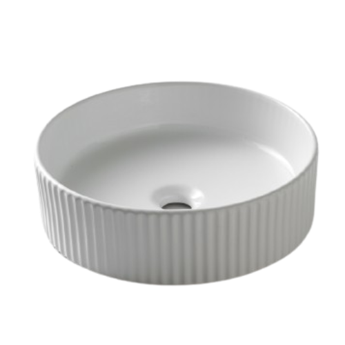 Brooklyn Fluted Ceramic Basin