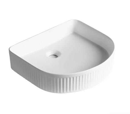 Madison Fluted Ceramic Basin