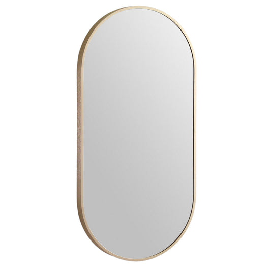 Tijuana Blacklit LED Mirror - Brushed Brass