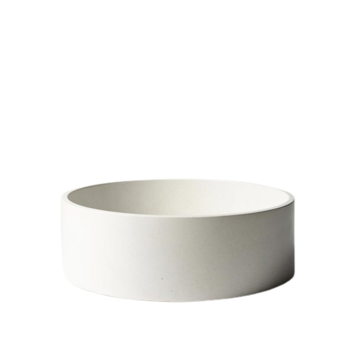 Valencia Concrete Round Basin - Off White