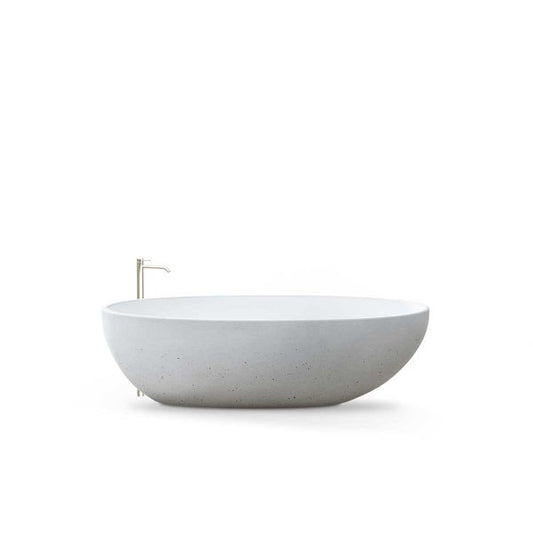 Valencia Concrete Bathtub - Mid Grey