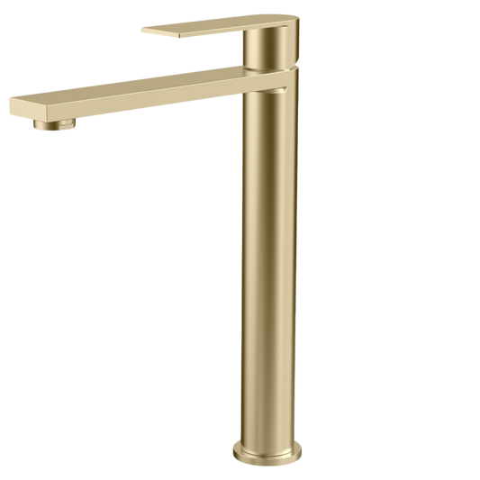 Amerie Basin Mixer - Brushed Brass