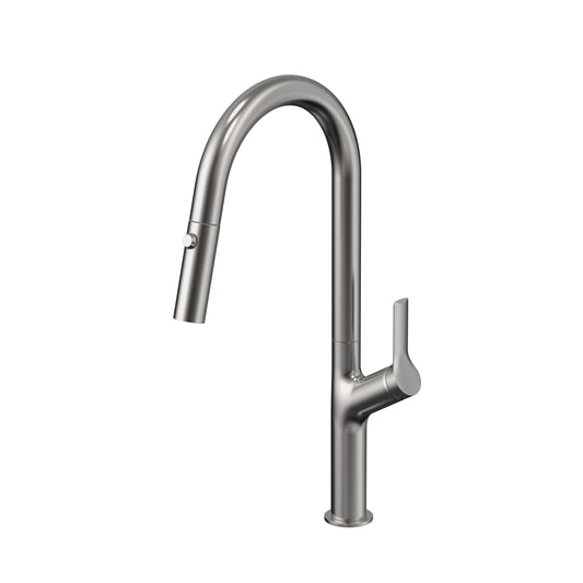 Lise Pull-out Kitchen Mixer - Brushed Nickel