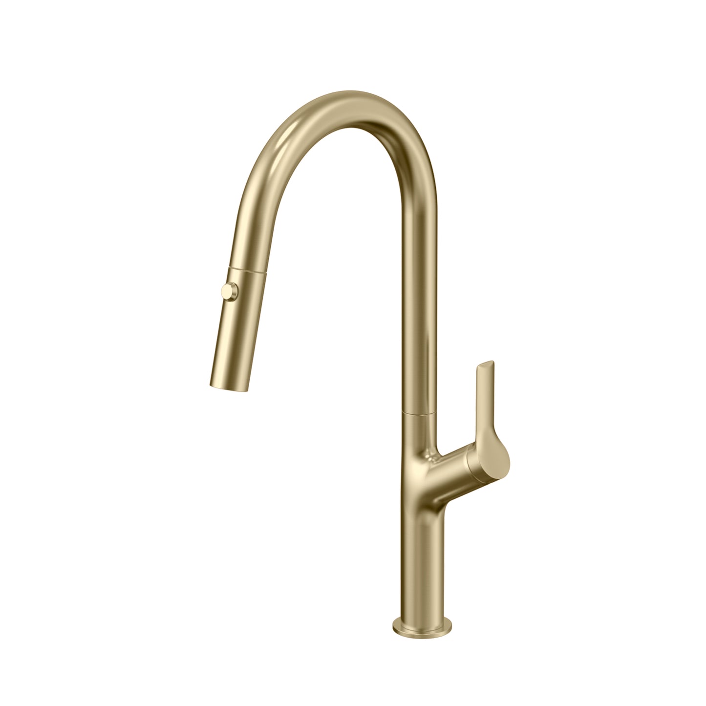 Lise Pull-out Kitchen Mixer - Brushed Brass