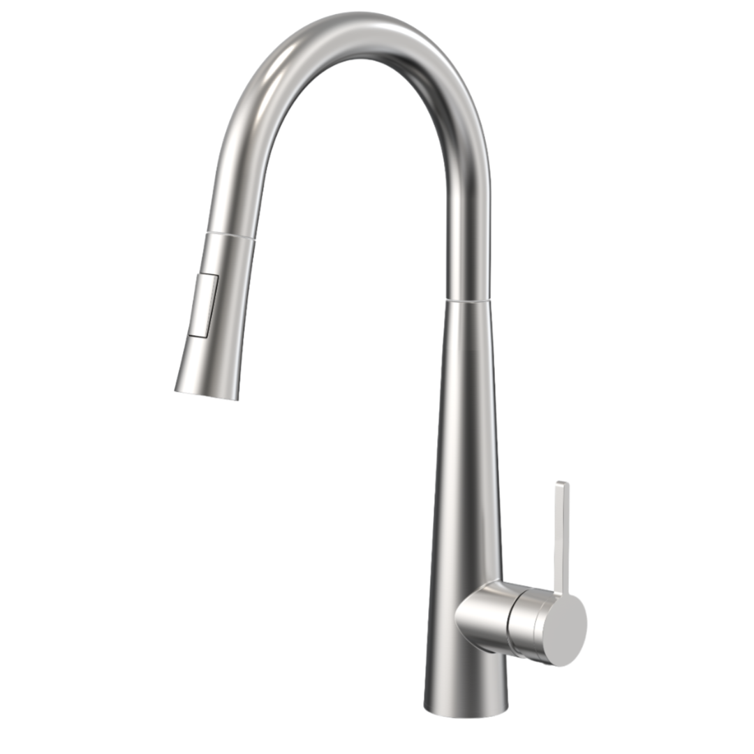 Demetria Pull-out Kitchen Mixer - Brushed Nickel