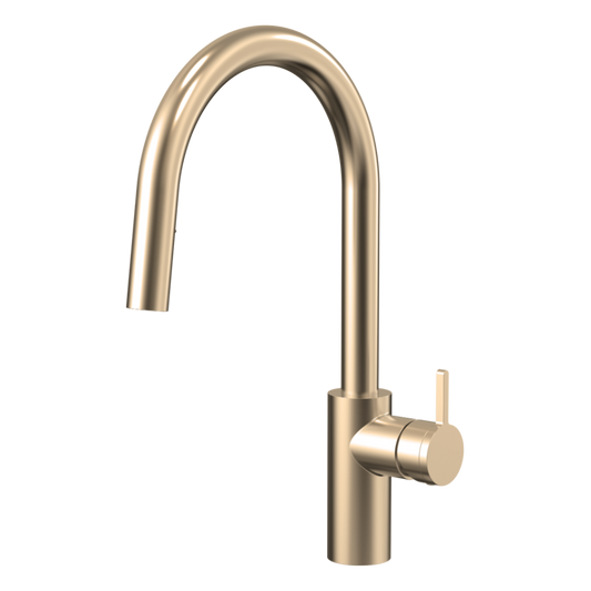 Nele Basin Mixer - Brushed Brass