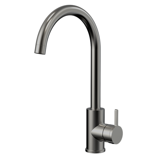 Capucine Basin Mixer - Brushed Gunmetal