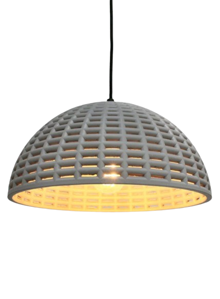 Alexander Concrete Round Pendant Light