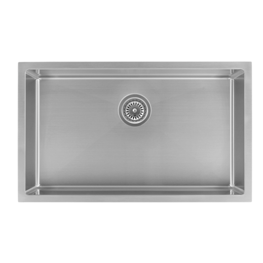 Snowbird Large Single Sink - Brushed Nickel