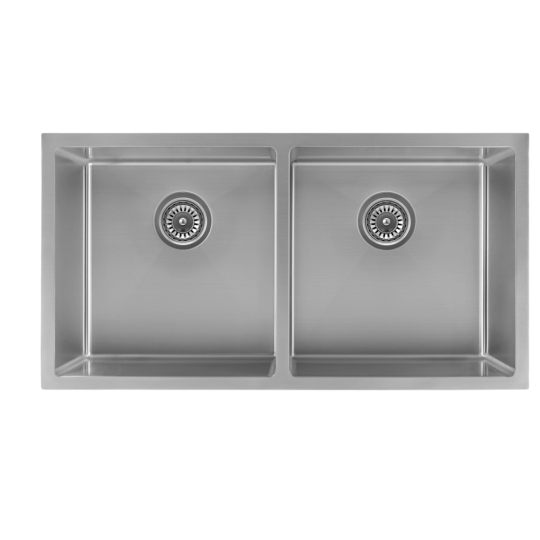 Whistler Double Sink - Brushed Nickel