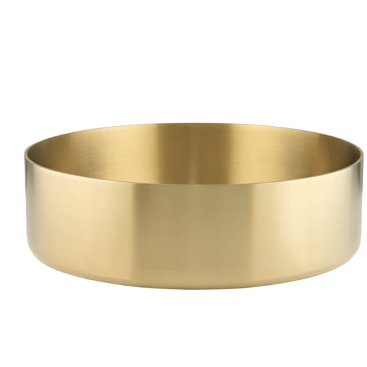 Vail Round Basin - Brushed Brass